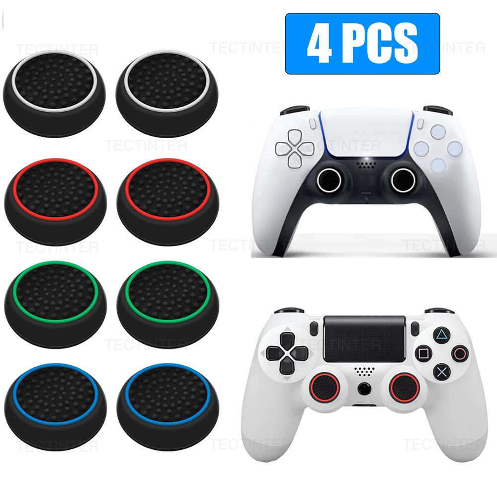 Gaming Accessories Ps4 - PS5/PS4/PS3/스위치 2용 실리콘 아날로그 썸스틱 그립