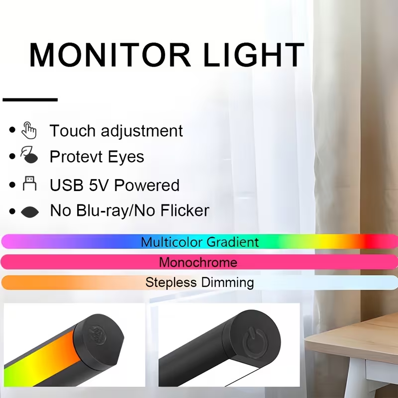 Monitor Light Bar - LED 모니터 라이트 바 CCT 터치