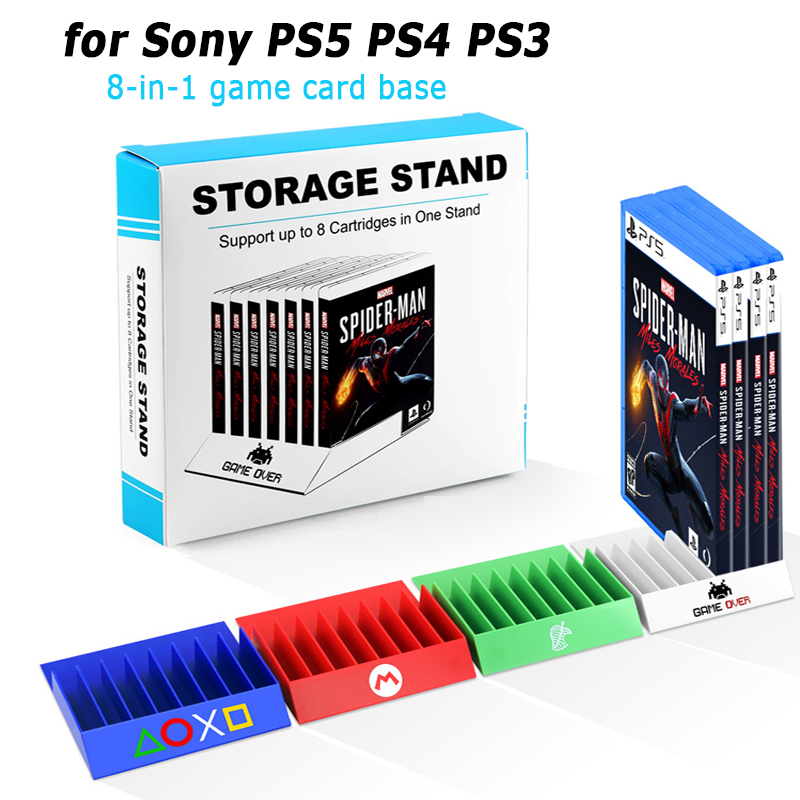 Gaming Accessories Ps4 - PS5 게임 카드 베이스 브래킷 8-in-1,