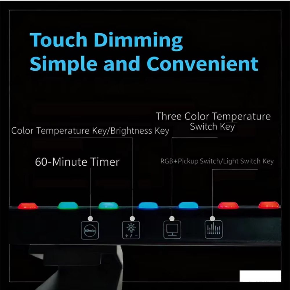 RGB 분위기 모니터 라이트 바 터치 컨트롤 디밍 기능 - Monitor Light Bar 리뷰 및 가격