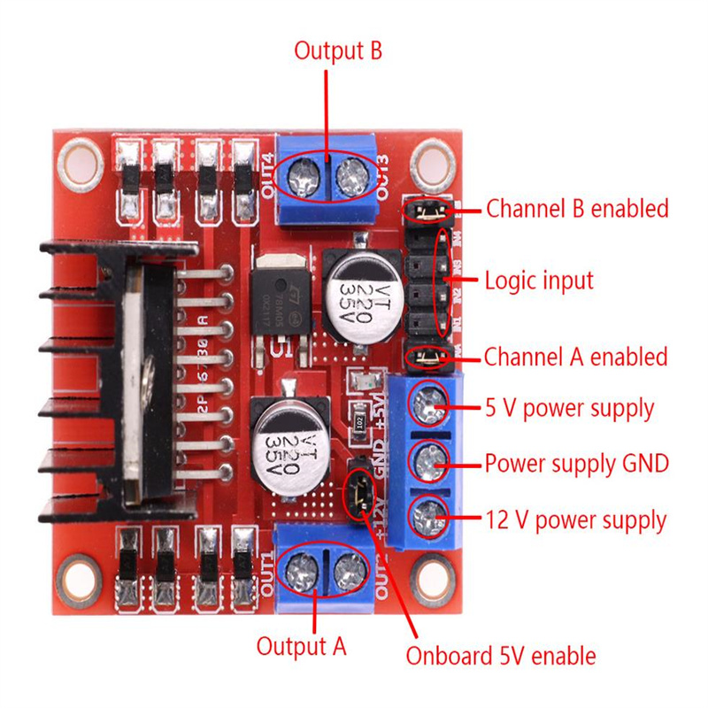L298N 모터 드라이브 모듈 DC 스테퍼 모터 모터  - Gaming Accessories Driving 리뷰 및 가격