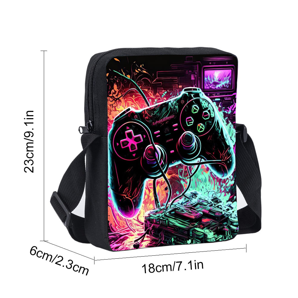 멋진 게임패드 일상용 단면 메신저 백 남아/여아 어린이 - Gaming Accessories For Kids 리뷰 및 가격