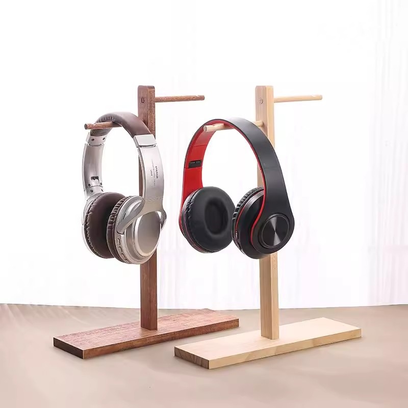 나무 헤드폰 스탠드 이어폰 디스플레이 랙 행거 브래킷  - Gaming Accessories Rack 리뷰 및 가격