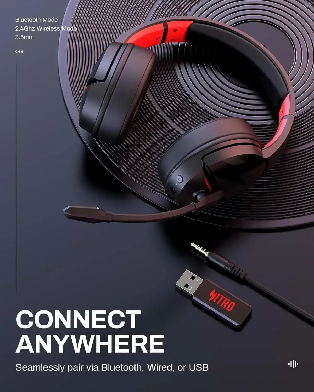 Acer K2 무선 헤드셋 게이머 100H 배터리 다이 - Venom Gaming Accessories 리뷰 및 가격