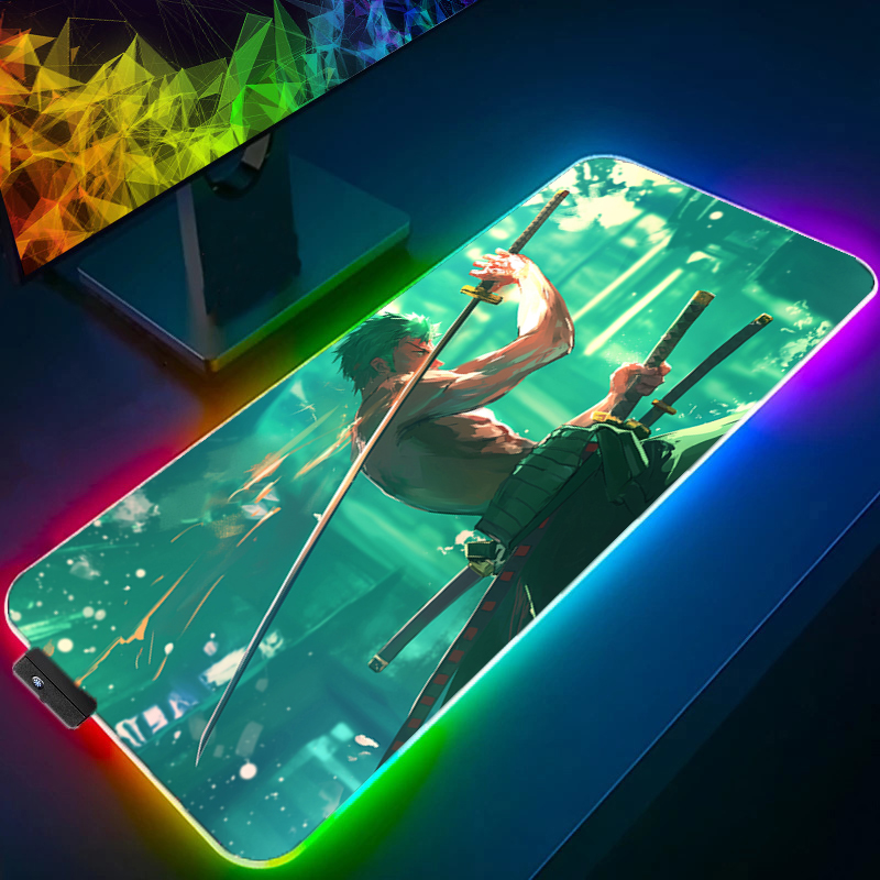 원피스 조로 마우스 패드 RGB 게임 액세서리 Gabi - Gaming Accessories For Gaming Setup 리뷰 및 가격
