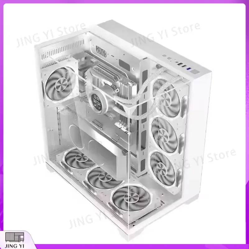 커스텀 풀 타워 ATX 컴퓨터 케이스 화이트 게이밍 P - Case Mesh Panel 리뷰 및 가격