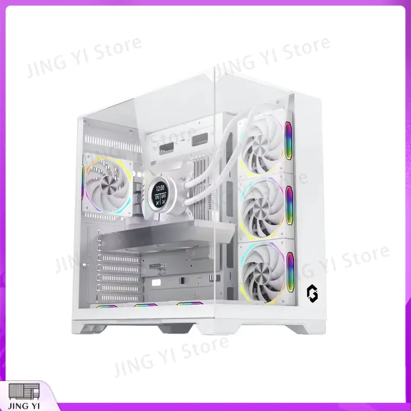 커스텀 풀 타워 ATX 컴퓨터 케이스 화이트 게이밍 P - Case Mesh Panel 리뷰 및 가격