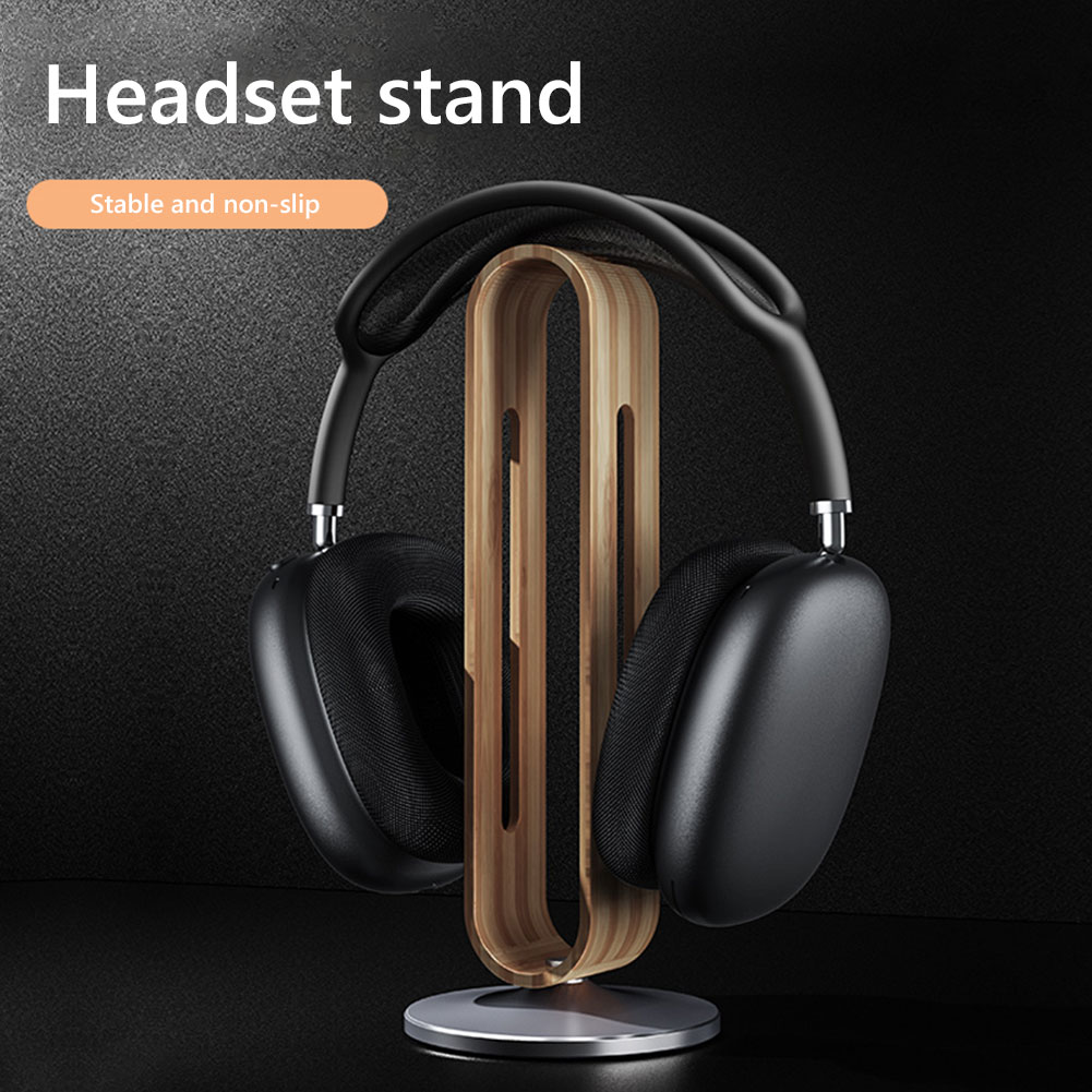 대나무 나무 헤드폰 스탠드 데스크탑 게임용 헤드셋 스탠 - Gaming Accessories Rack 리뷰 및 가격