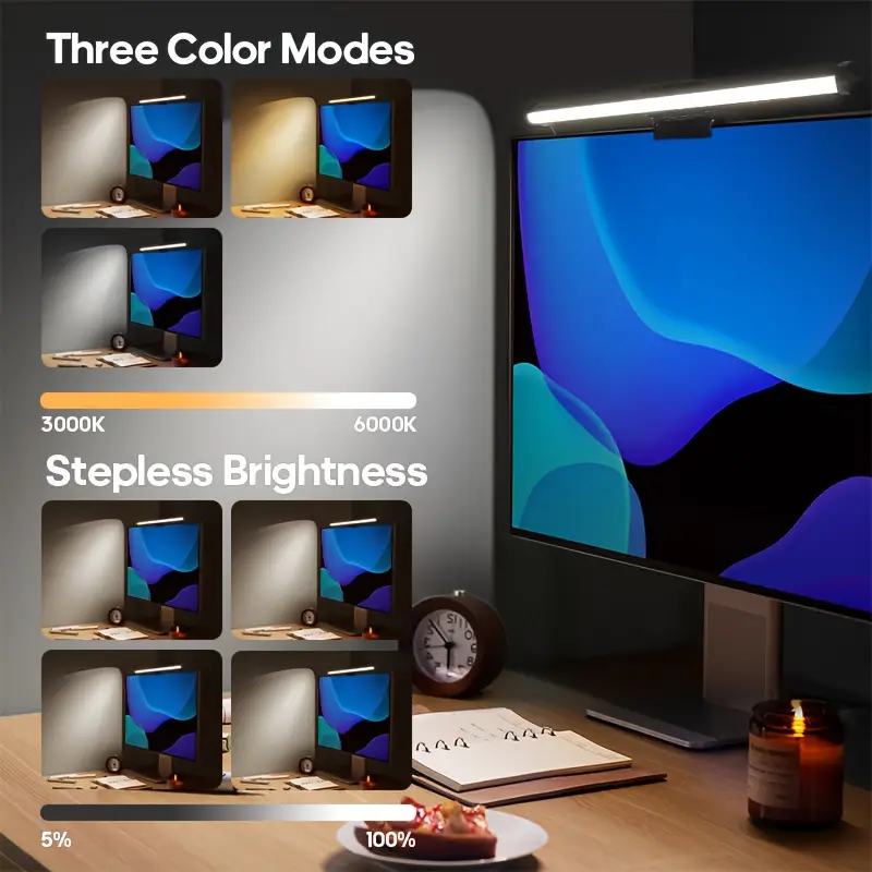 컴퓨터 모니터 라이트 바 PC 모니터용 USB 전원 L - Monitor Light Bar 리뷰 및 가격