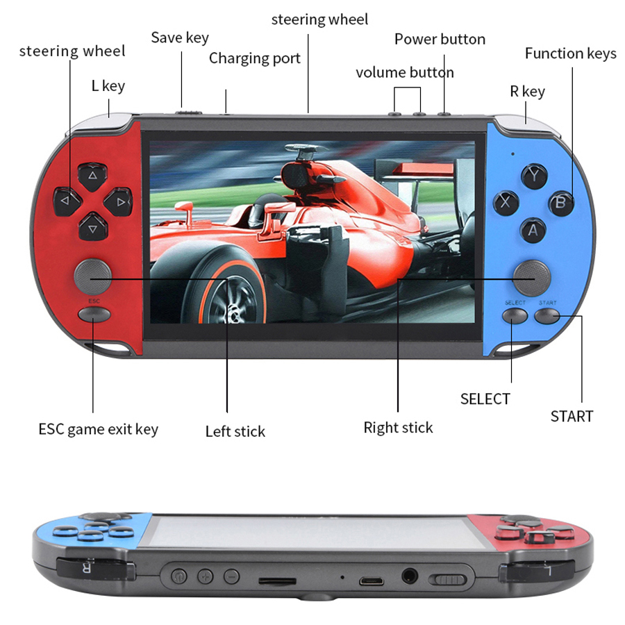 휴대용 핸드 헬드 비디오 게임 TV 레트로 비디오 게임 - Gaming Accessories For Kids 리뷰 및 가격