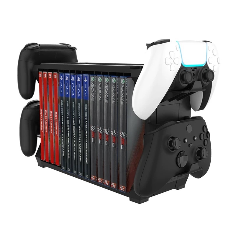 컨트롤러 홀더가 있는 게임 보관 랙, 게임 액세서리용  - Gaming Accessories Rack 리뷰 및 가격