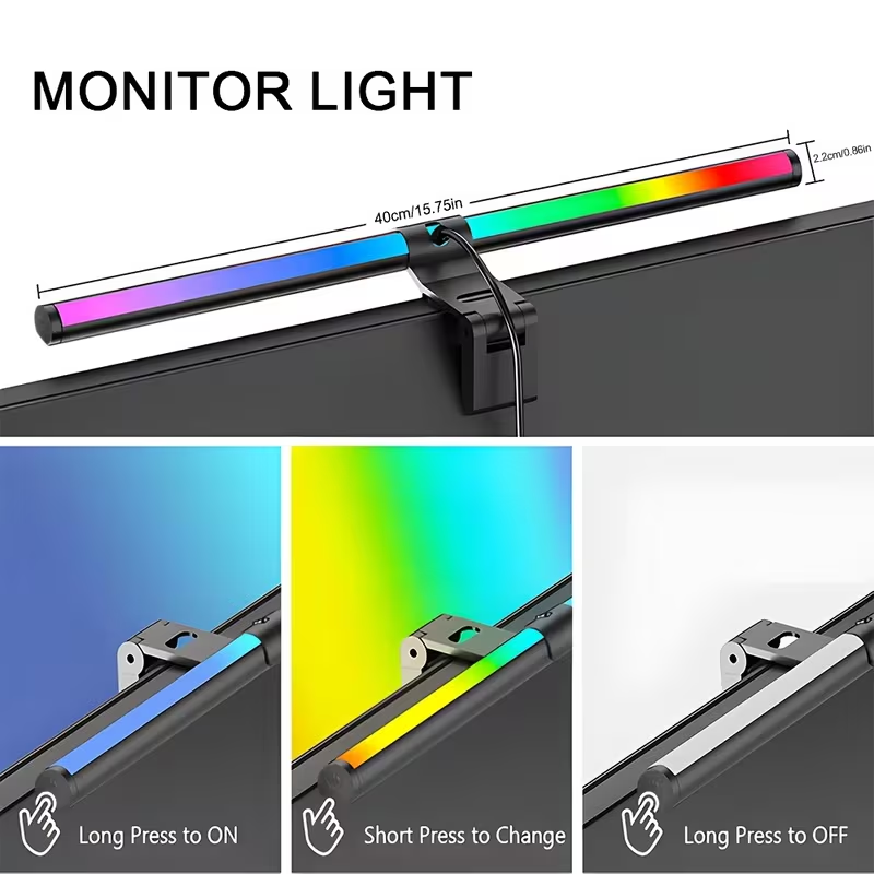 LED 컴퓨터 스크린 걸이형 라이트 바 USB 모니터  - Monitor Light Bar 리뷰 및 가격