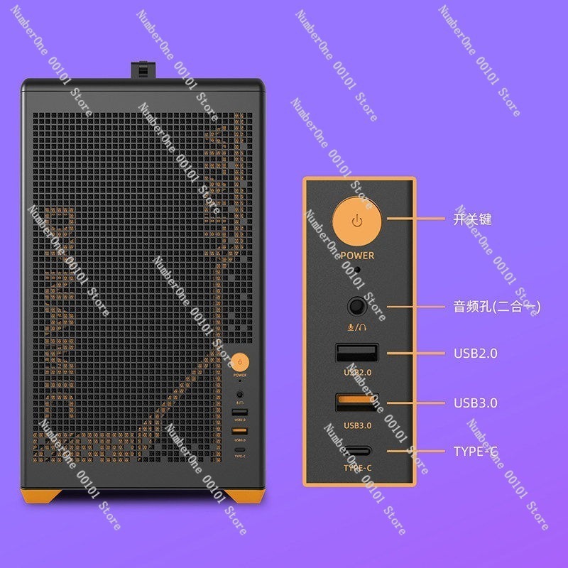 측면 창과 메쉬 패널이 있는 휴대용 MATX 컴퓨터 케 - Case Mesh Panel 리뷰 및 가격