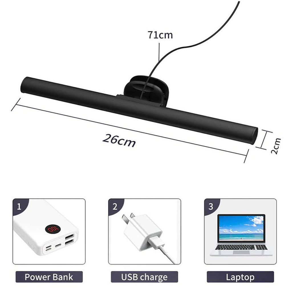 노트북 모니터 라이트 바 10단계 밝기 조절 화면 반사 - Monitor Light Bar 리뷰 및 가격