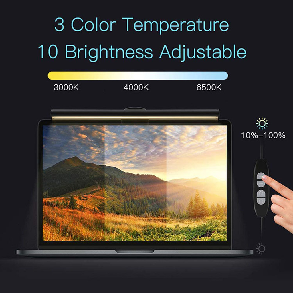 노트북 모니터 라이트 바 10단계 밝기 조절 화면 반사 - Monitor Light Bar 리뷰 및 가격