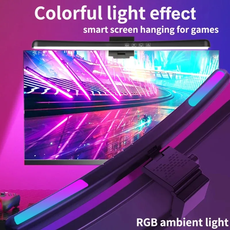 컴퓨터 모니터 라이트 바 RGB 음악 리듬 스크린 행잉 - Monitor Light Bar 리뷰 및 가격